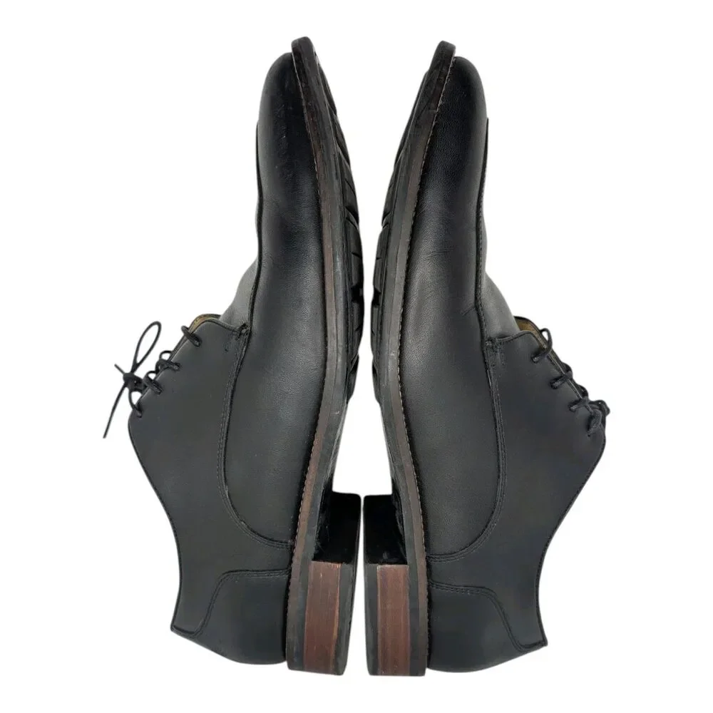 Cole Haan Men's Lenox Hill Leather Split Toe Oxford Shoes Black Size 11 Career